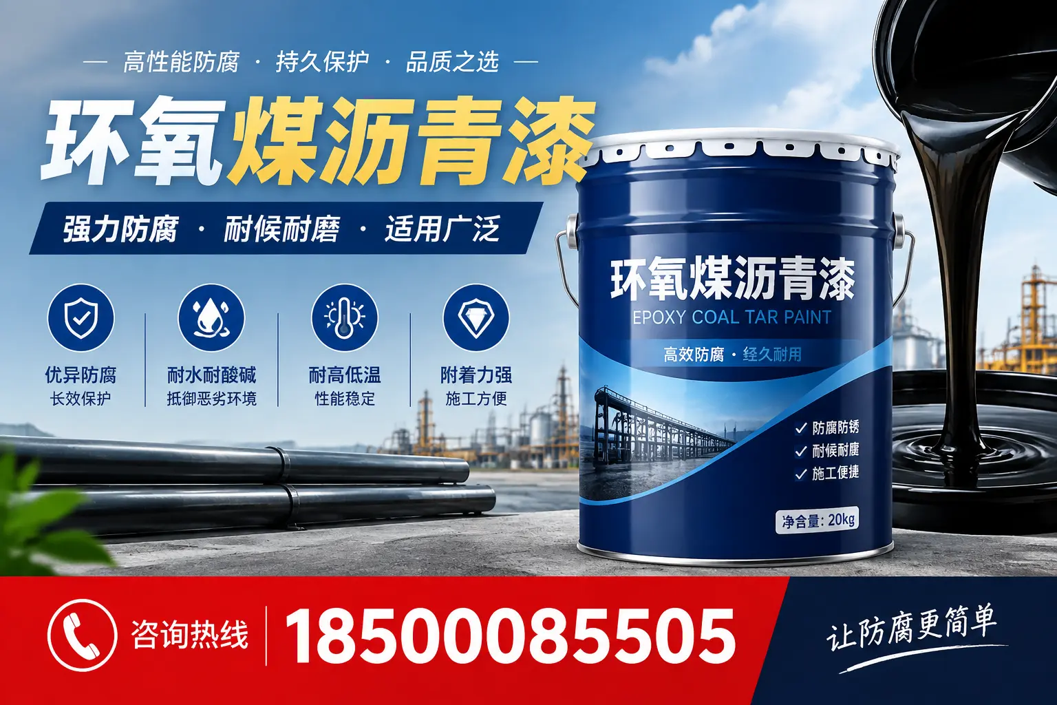 环氧煤沥青漆在不同气候条件下的表现分析，仙桃适用性