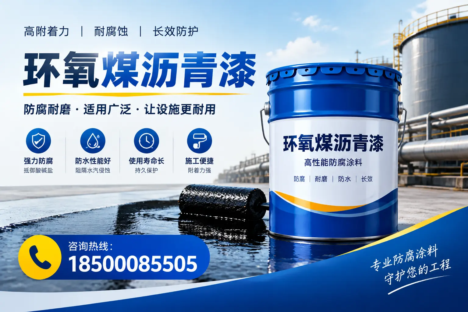 环氧煤沥青漆与其他涂料的对比分析,助力仙桃企业决策